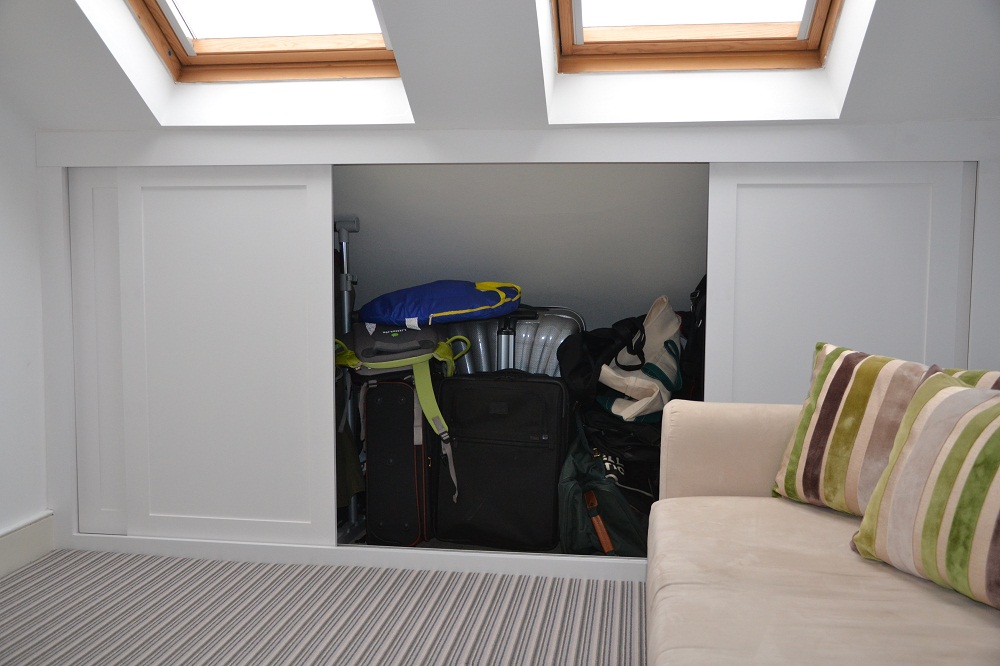 Loft cupboard doors discount